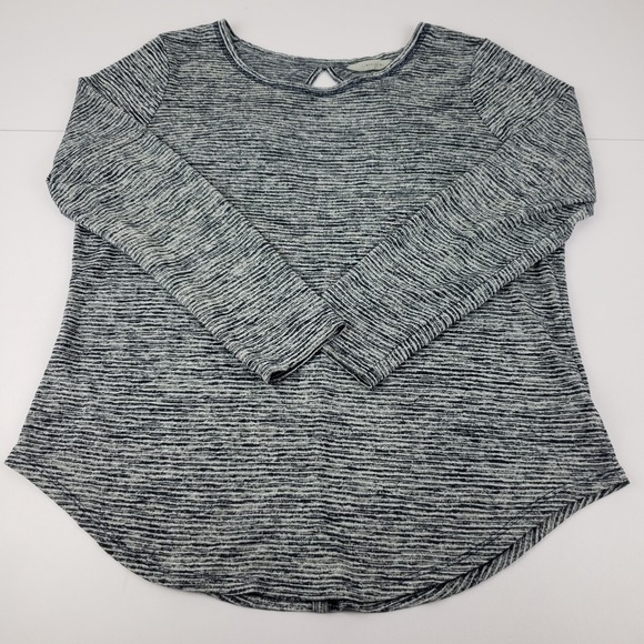 Athleta Tops - Athleta Shirt Women's Size Large Striped Open Back Long Sleeve Top